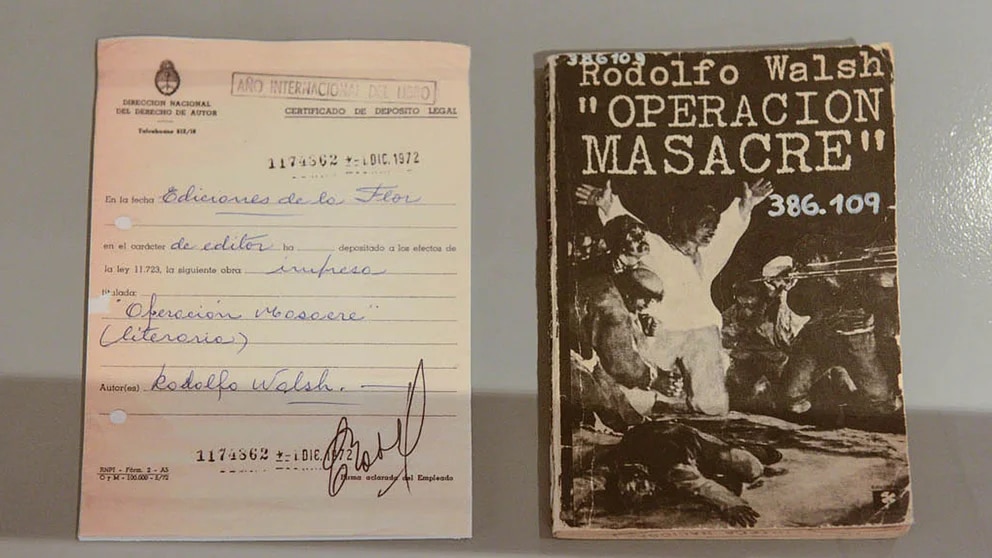 Primera edición de "Operación Masacre", editado por Ediciones de la Flor