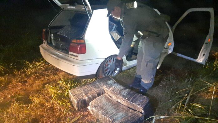 incautan marihuana gendarmería secuestró un automóvil