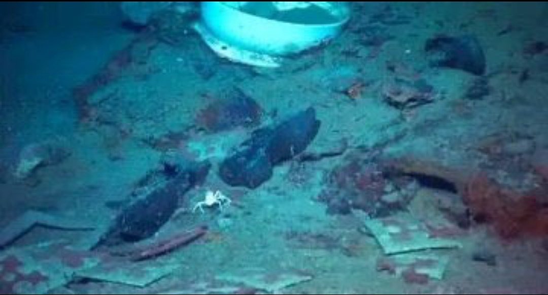 Registran las primeras fotos del submarino luego de implosionar cerca del Titanic mirá las imágenes