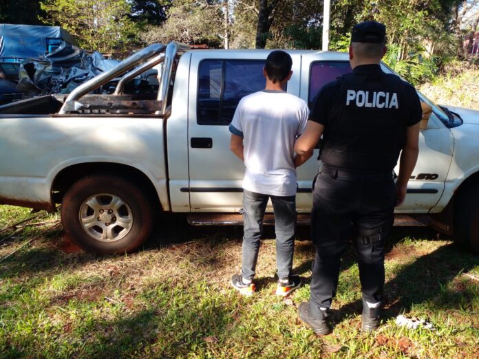 detenido por robo de yerba robo de yerba mate en Campo Ramón
