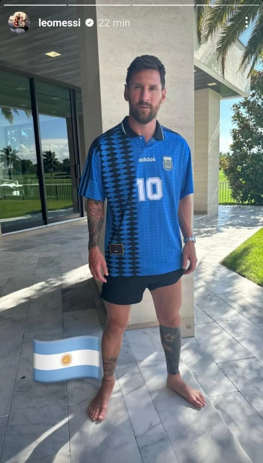 Lionel Messi camiseta Maradona