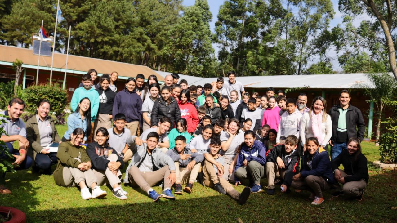 EL MINISTERIO DEL AGRO CAPACITA SOBRE BIOINSUMOS A LOS ALUMNOS DE LA EFA DE PUERTO ESPERANZA