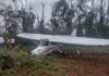avioneta que se estrelló en Eldorado
