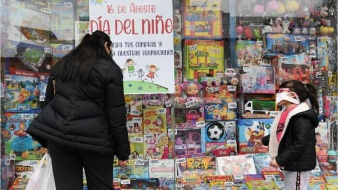 ventas por el Día de la Niñez