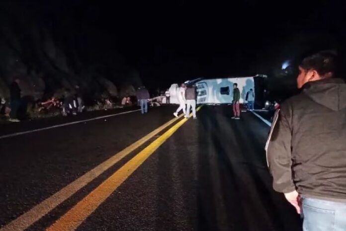 autobús se estrelló en México