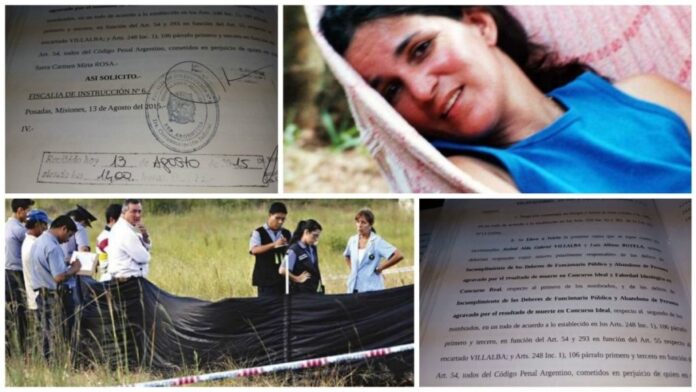 w juicio muerte docente muerte de una docente en Garupá