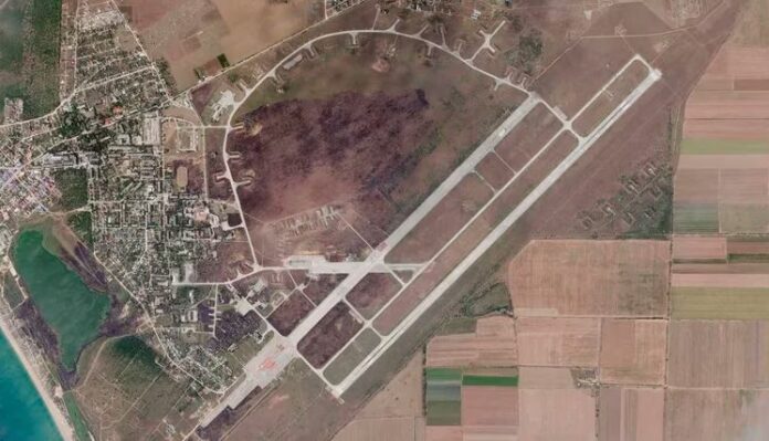 ucrania bombardeó un aeródromo