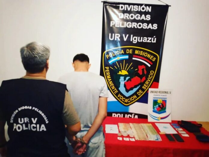 joven detenido en Iguazú vendía droga