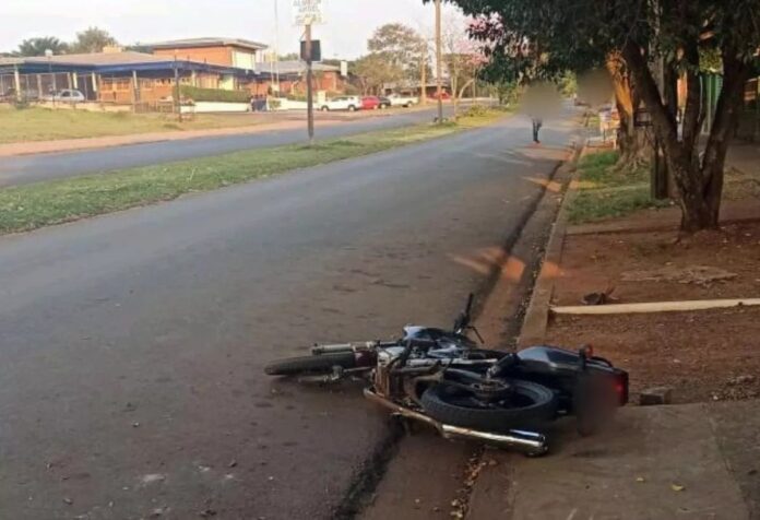 muerte de un motociclista en Garupá