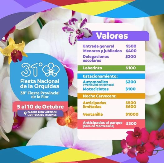 Fiesta Nacional de la Orquídea y Provincial de la Flor