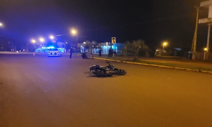 resultó un herido tras un despiste