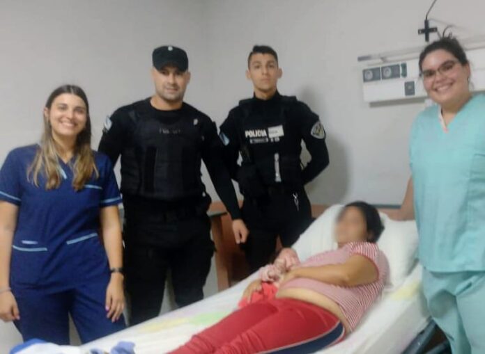 policías salvaron a una beba