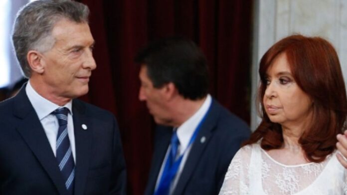 Cristina Fernández de Kirchner y Mauricio Macri