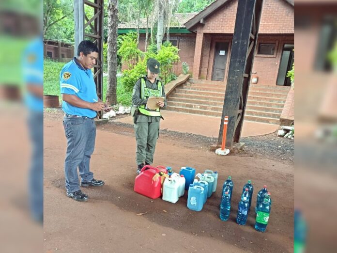 Contrabando de combustible en Puerto Iguazú