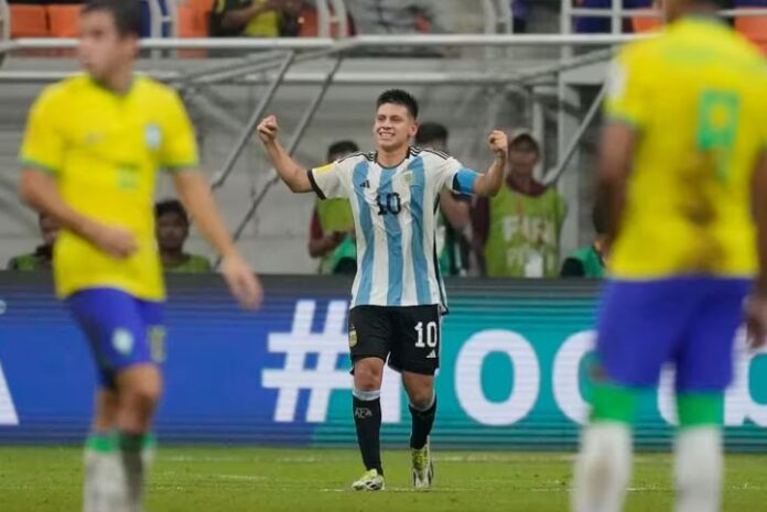argentina goleó a brasil