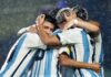 argentina goleó a venezuela