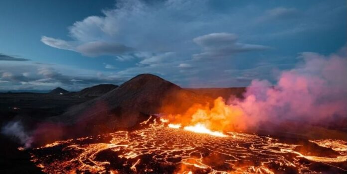 volcán en Islandia