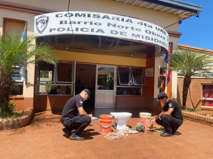 w empleado infiel robo desvalijó una obra en construcción en Oberá