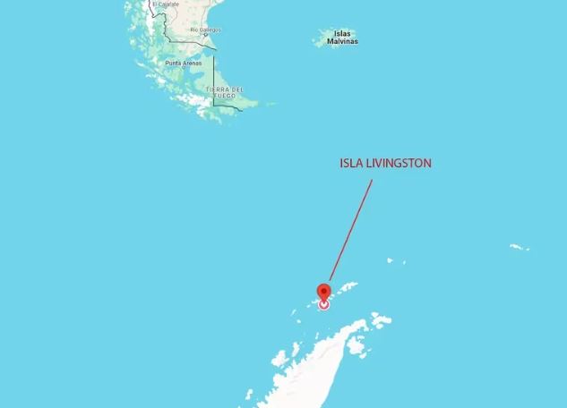 avión que se estrelló en la antártida