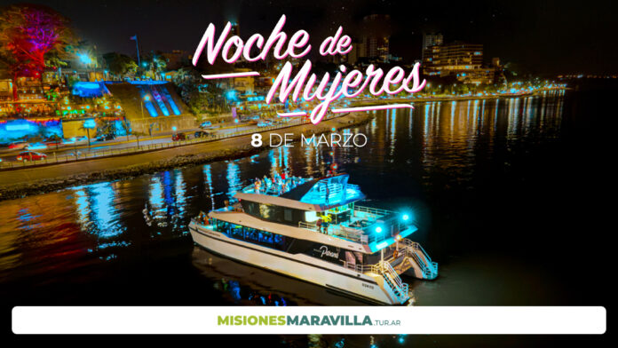 día de la mujer - paseo en catamaran - misiones maravilla evt
