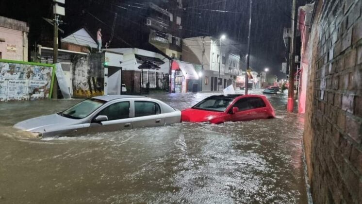 fuerte temporal en Corrientes