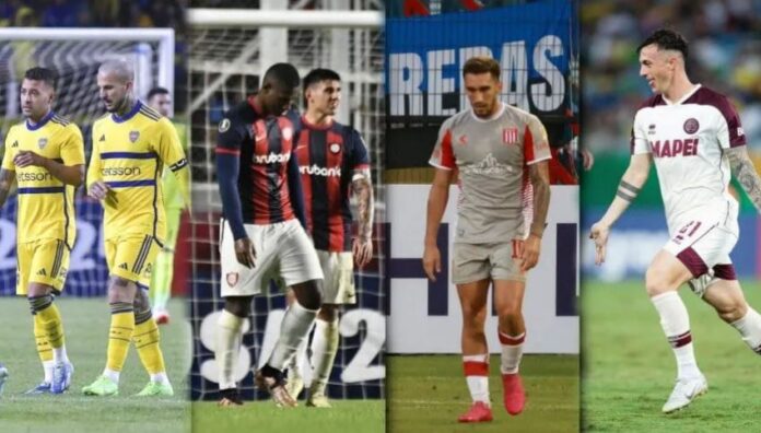 debut de argentinos copas