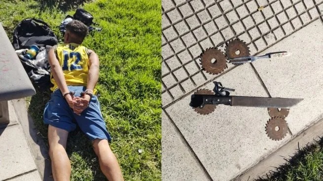 hombre que quiso entrar a la Casa Rosada