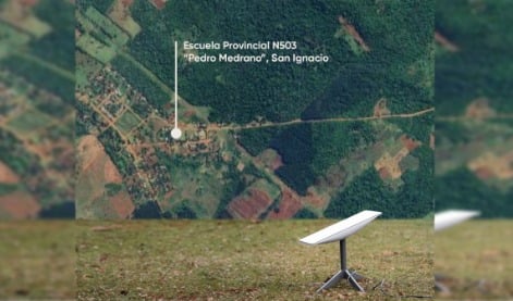 áreas rurales de Misiones dispondrán de internet satelital