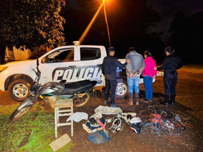 pareja detenida robar en viviendas en Mártires