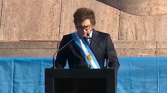 día de la bandera milei