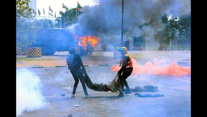 protestas manifestaciones en kenia