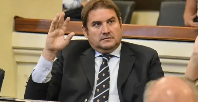 El senador Diego Pellegrini El senador Diego Pellegrini.