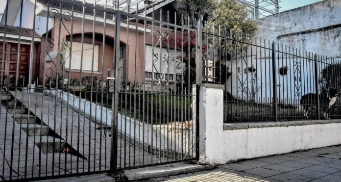 El chalet de Mar del Plata donde se produjo el femicidio.