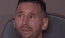 Messi lloró
