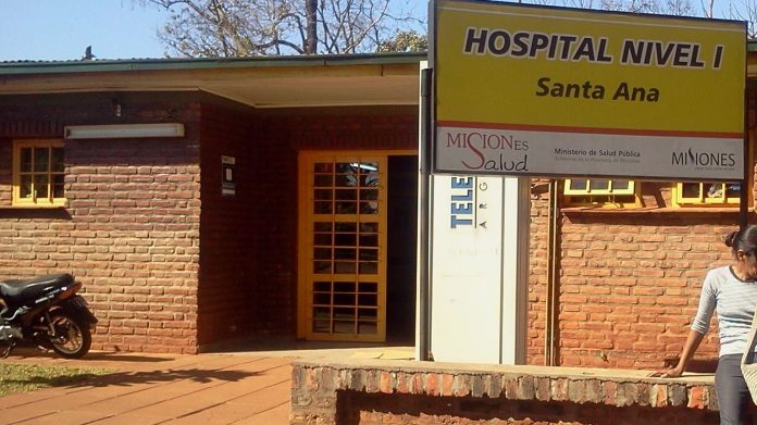 inyección de calmante en el Hospital de Santa Ana