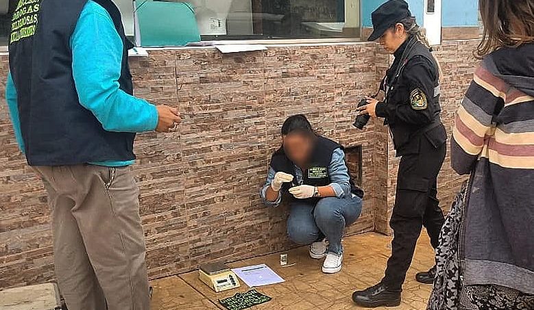 Persecución en el centro de Posadas