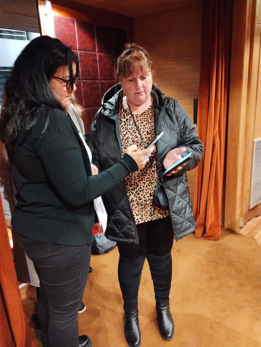 Lectura de los códigos QR de Ticket Misiones en el ingreso al espectáculo