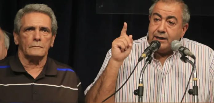 Carlos Acuña y Héctor Daer.