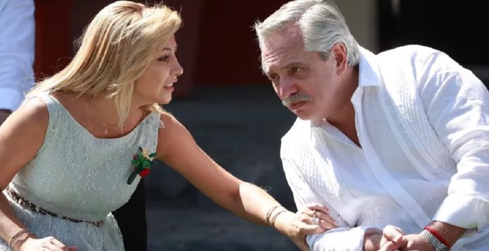 Fabiola Yañez y Alberto Fernández.