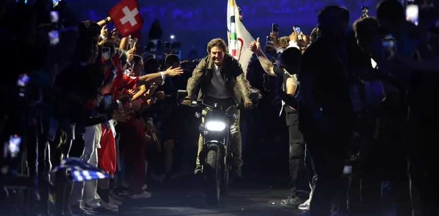 Tom Cruise, en la ceremonia de clausura de los Juegos Olímpicos 2024.