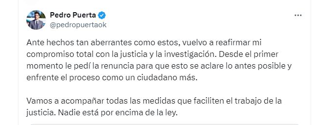 desafuero del diputado Germán Kiczka