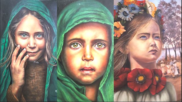 obras al óleo de Claudia Olefnik