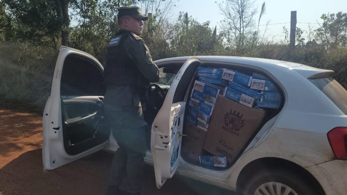 secuestran cigarrillos gendarmería