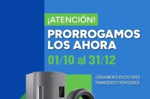 prórroga de los programas ahora