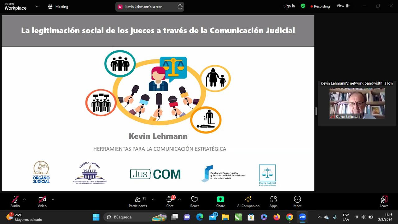 comunicación judicial 