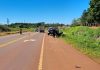 despiste de una motocicleta en Guaraní