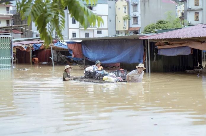 tifón Yagi en Vietnam