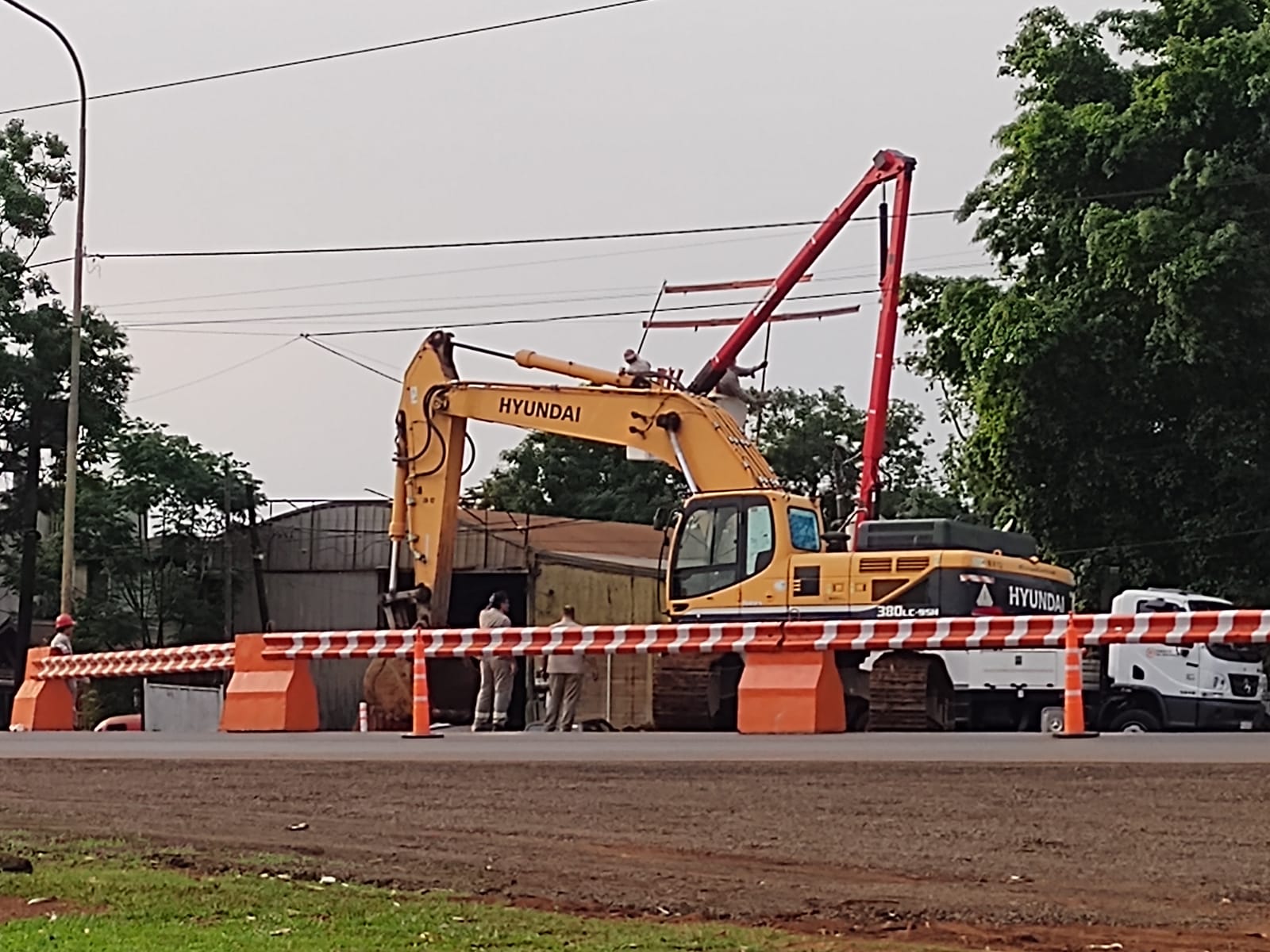 soterramiento en la Avenida Quaranta