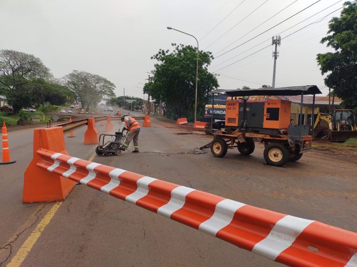 Obra soterramiento Av. Quaranta (2) soterramiento en la Avenida Quaranta