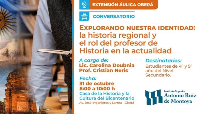 charla sobre la enseñanza de historia
